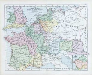 Gallia, Britannia, Rhaetia, Noricum, Pannonia, Germania