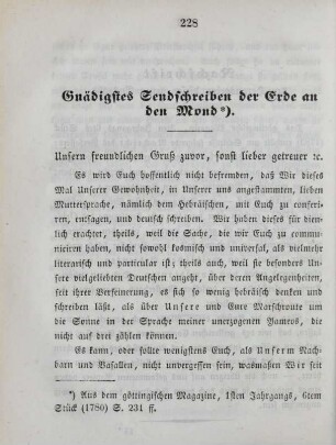 Gnädiges Sendschreiben der Erde an den Mond