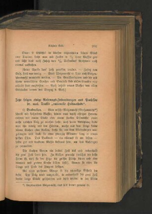 Jetzt folgen einige Nahrungs-Zubereitungen aus Professor Dr. med. Trall's "rationelle Heilmethode".