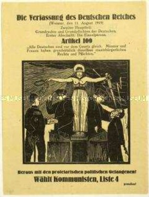 Aufruf der KPD zur Reichstagswahl am 7. Dezember 1924