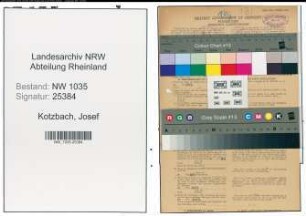 Entnazifizierung Josef Kotzbach , geb. 11.03.1907 (Steiger)