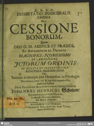 De cessione bonorum