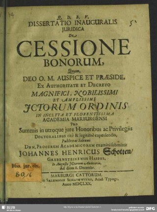 De cessione bonorum