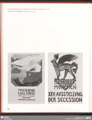 Scholle München. XXV. Ausstellung der Secession