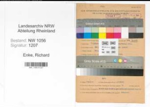 Entnazifizierung Richard Enke , geb. 07.02.1896 (Angestellter)