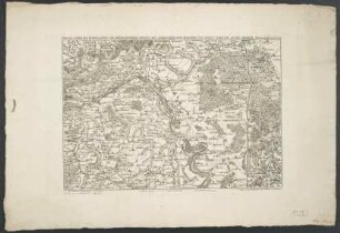 Special-Carte Des Rheinlaufes Von Speier Bis Bingen Nebst Den Angraentzenden Gegenden Von Beiden Ufern Bis An Die Gebirge