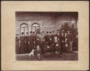 Dänemark, Schloß Fredensborg, Fürstentreffen: Gruppenporträt der russischen, dänischen und schwedischen Königsfamilie.