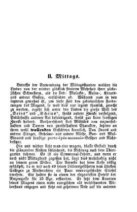 II. Mittags