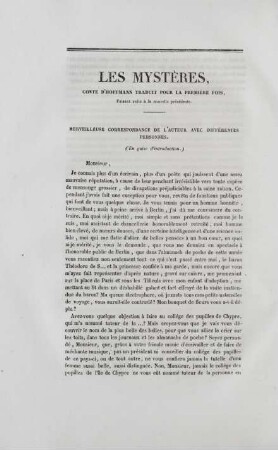 Les mystéres