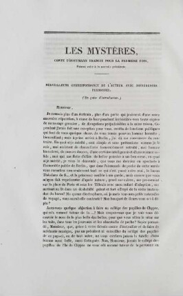 Les mystéres