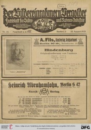 Nr. 34 (22. August 1925)