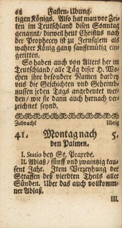 Montag nach den Palmen