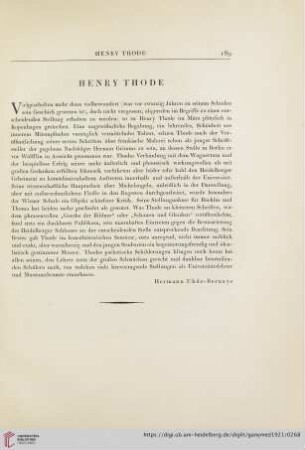 Henry Thode