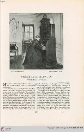 Wiener Ausstellungen: Künstlerhaus, Secession