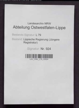 Sammlung von Statuten der Stadt Lemgo