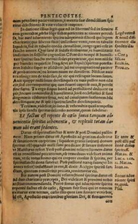 Homilie in epistolas dominicales, et festivitates sanctorum iuxta literam, [1]. Pars aestiva