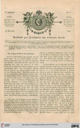 Heft 9 (12. Dezember 1878)