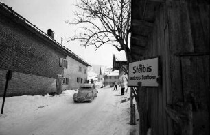 Steibis: Ortseingang
