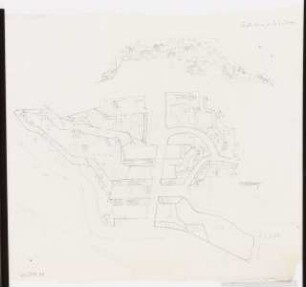 Bundesgartenschau 1971, Köln: Wassergarten Pflanzplan Frühlingsblüher 1:200