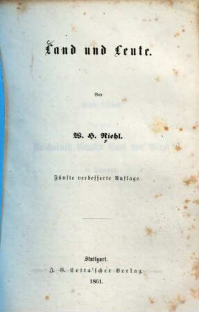 Land und Leute