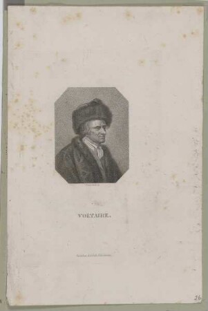 Bildnis des Voltaire