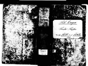 Engen KN; Katholische Gemeinde: Standesbuch 1830-1842