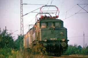 Stuttgart Zuffenhausen Güterbahn Stuttgart Hbf- Kornwestheim Rbf. Lok 193 011 Lz Lok Baureihe 150