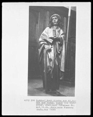 Simon vom Hochaltar, ehem. wohl Johannes Evangelist