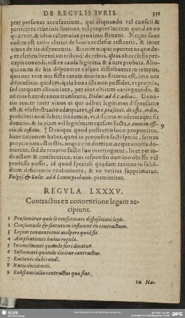 Regula LXXXV. Contractus ex conventione legem accipiunt