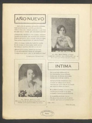 [Fotografía de] Srta. Rafaela Martínez y Valdés : Hermosa señorita, de bellas y encantadoras cualidades, por lo que se le estima con placer.