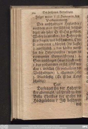 Folget weiter VIII. Damnatio, die Verdammung.