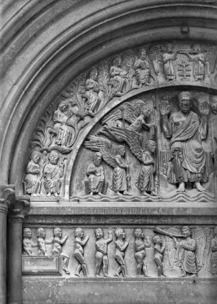 Portale del Guidizio finale (Westportal) — Archivolte mit Aposteln