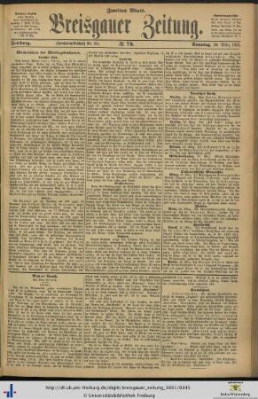 29.03.1891 (Zweites Blatt)
