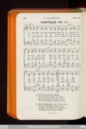 Cantique 112.