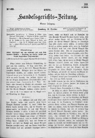 No. 42. 21. Oktober 1871