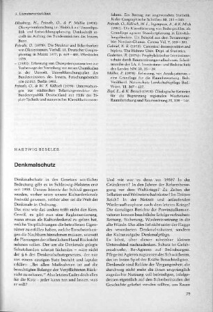 Denkmalschutz