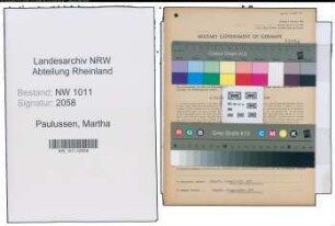Entnazifizierung Martha Paulussen , geb. 03.05.1905 ()