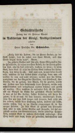 Gedächtnisrede