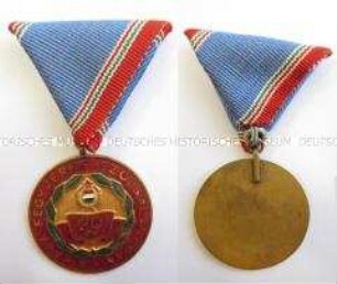 Medaille für hervorragende Dienste in der Armee, 20 Jahre Dienstzeit, Volksrepublik Ungarn
