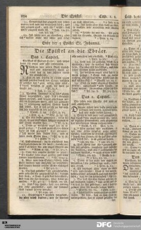Die Epistel an die Ebräer.