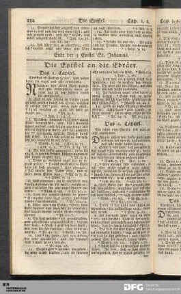 Die Epistel an die Ebräer.