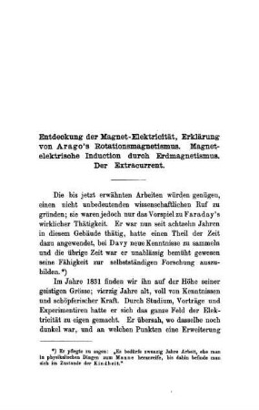 Entdeckung der Magnet-Elektricität, Erklärung von Arago's Rotationsmagnetismus.