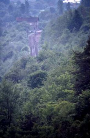 Edelfingen Empfangsgebäude Gleisanlage Einfahrsignal