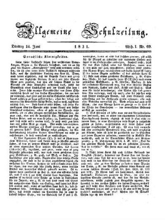 Sprachliche Kleinigkeiten