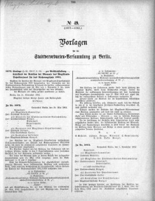 No. 49 (1072-1082), 22. November 1902