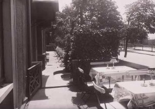 Bautzen, Hotel Gude, Terrasse