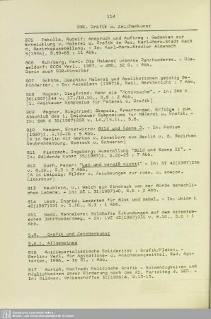5.8. Grafik und Zeichenkunst