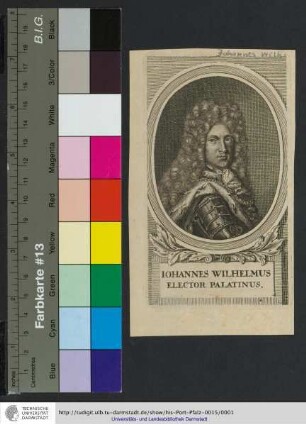 Iohannes Wilhelmus Elector Palatinus
