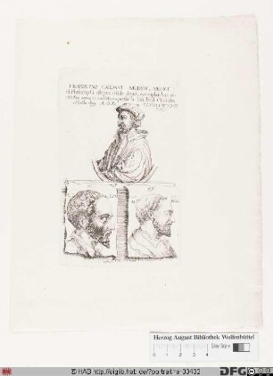 Bildnis Girolamo Cardano (lat. Hieronymus Cardanus)