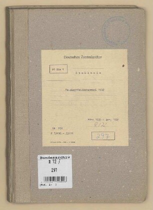 Reichspräsidentenwahl 1932: Bd. 6